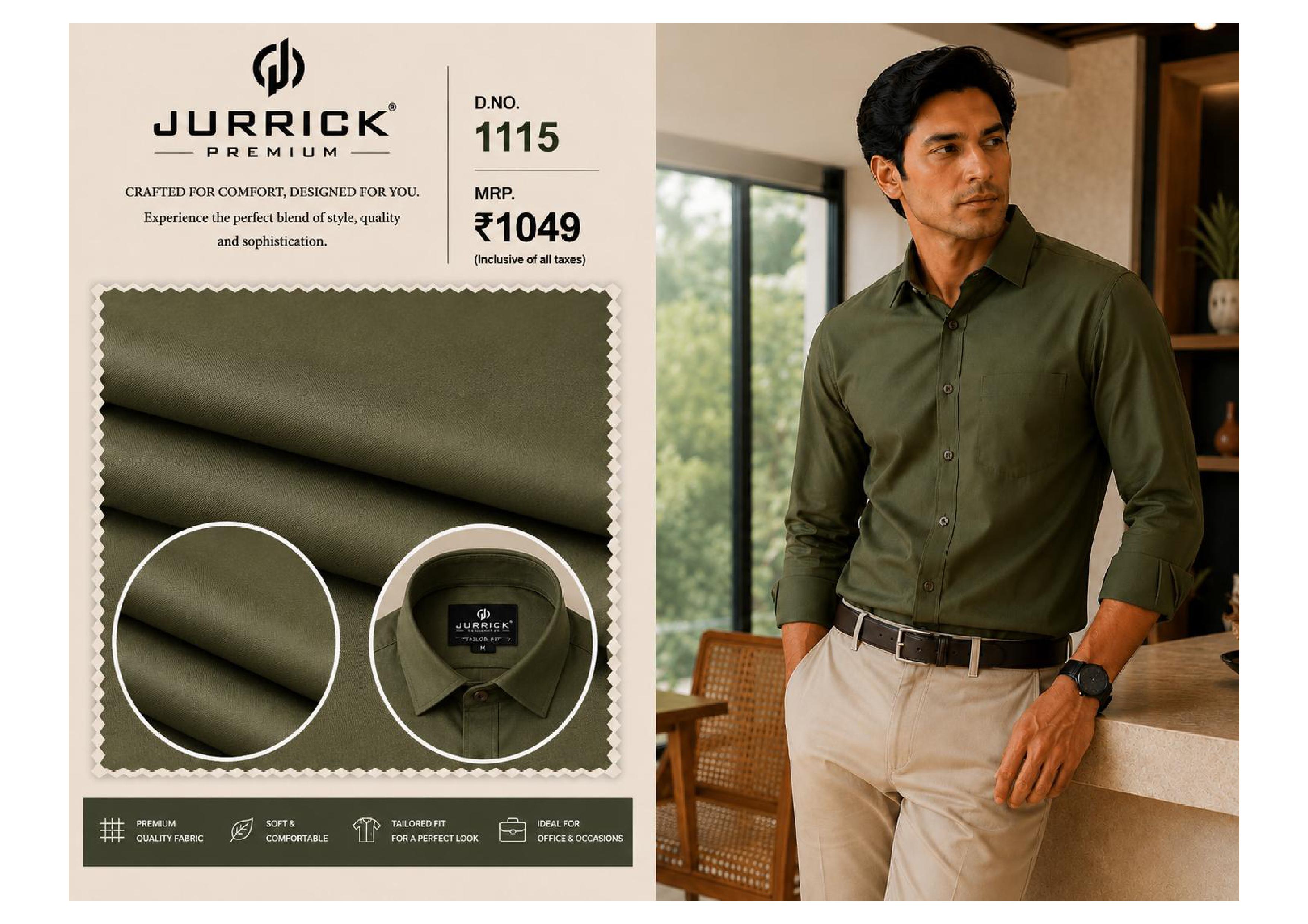 Floral Motif Premium Shirt